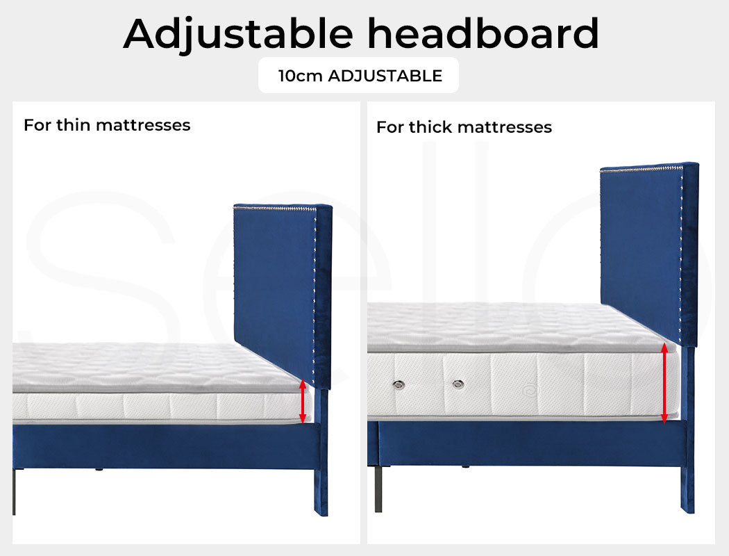 Mattress Base 10 cm adjustable headboard 
