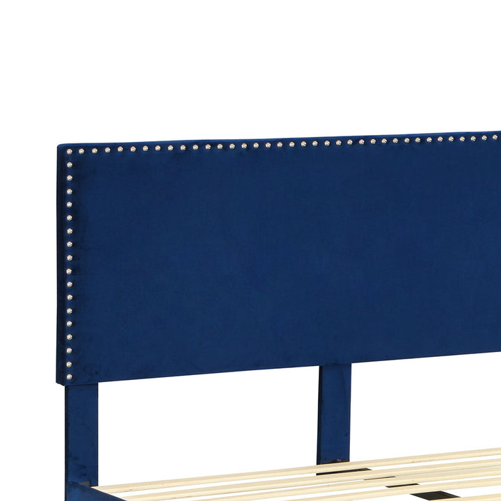 Mattress Base  Velvet Backboard