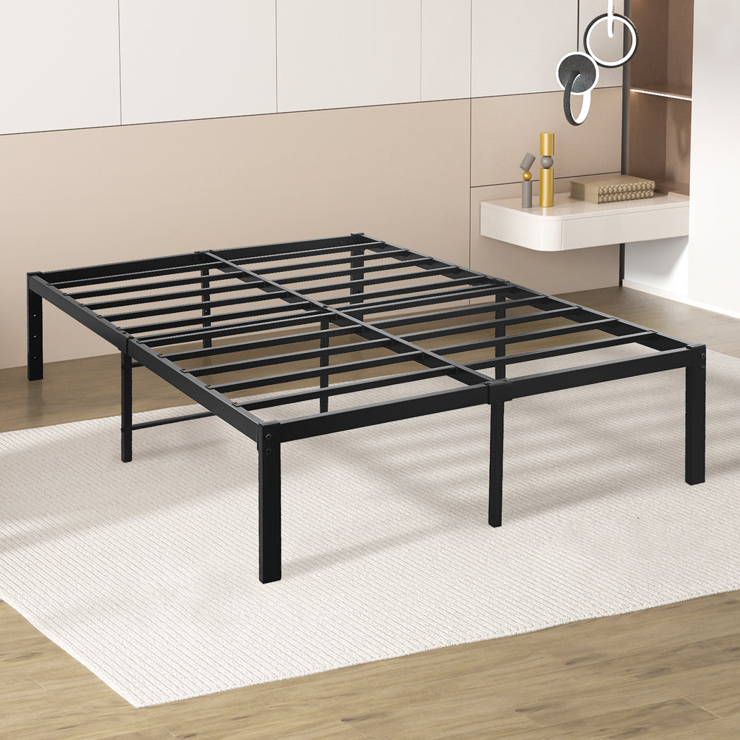 Queen Metal Bed Frame 40cm Platform Base 