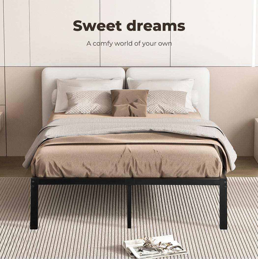 Metal Bed Frame 40cm Platform Base