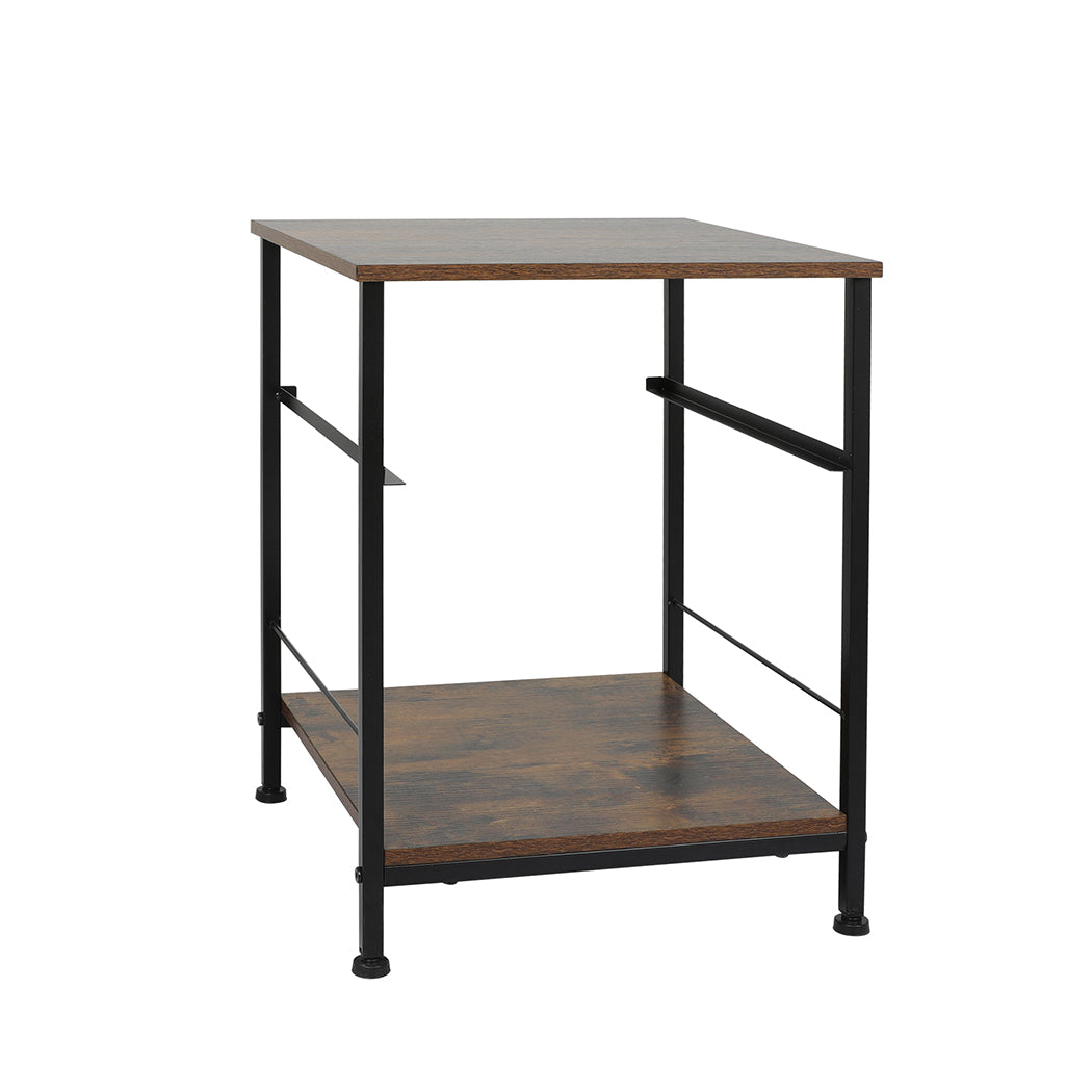 Metal Frame Bedside Table