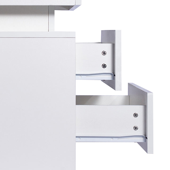 Modern Contemporary Bedside Tables with open drawers