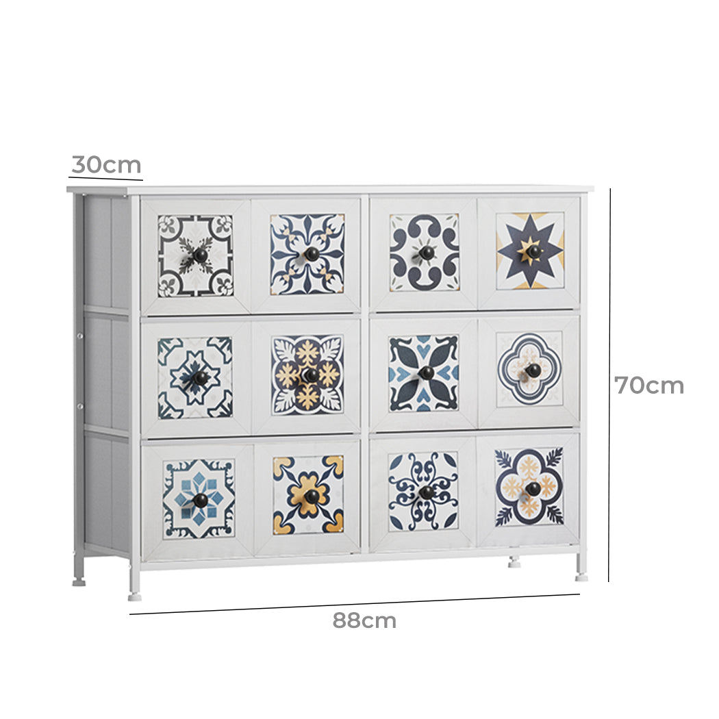 Moroccan Tile Pattern 6 Chest of Drawers