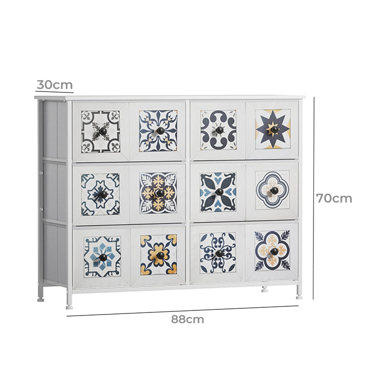 Moroccan Tile Pattern 6 Chest of Drawers