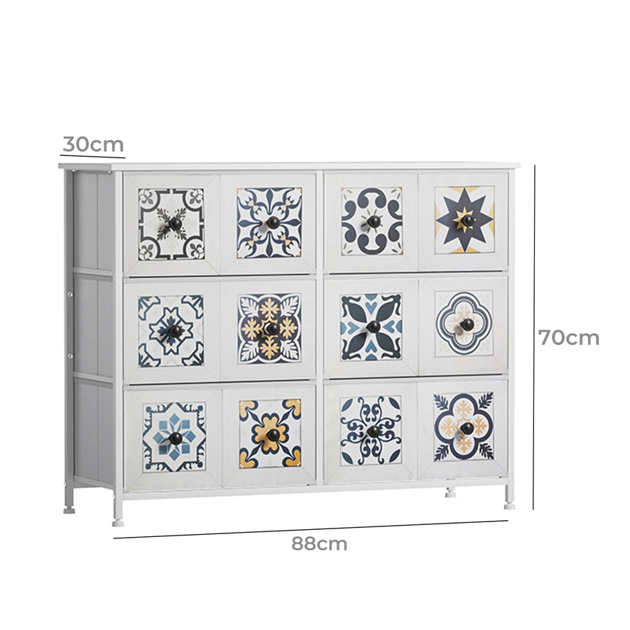 Moroccan Tile Pattern 6 Chest of Drawers