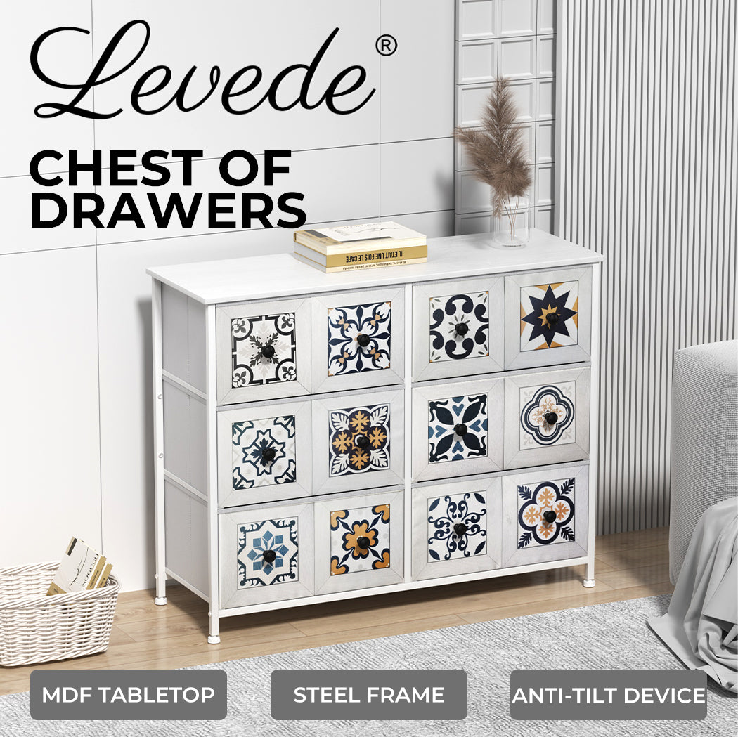 Moroccan Tile Pattern 6 Chest of Drawers