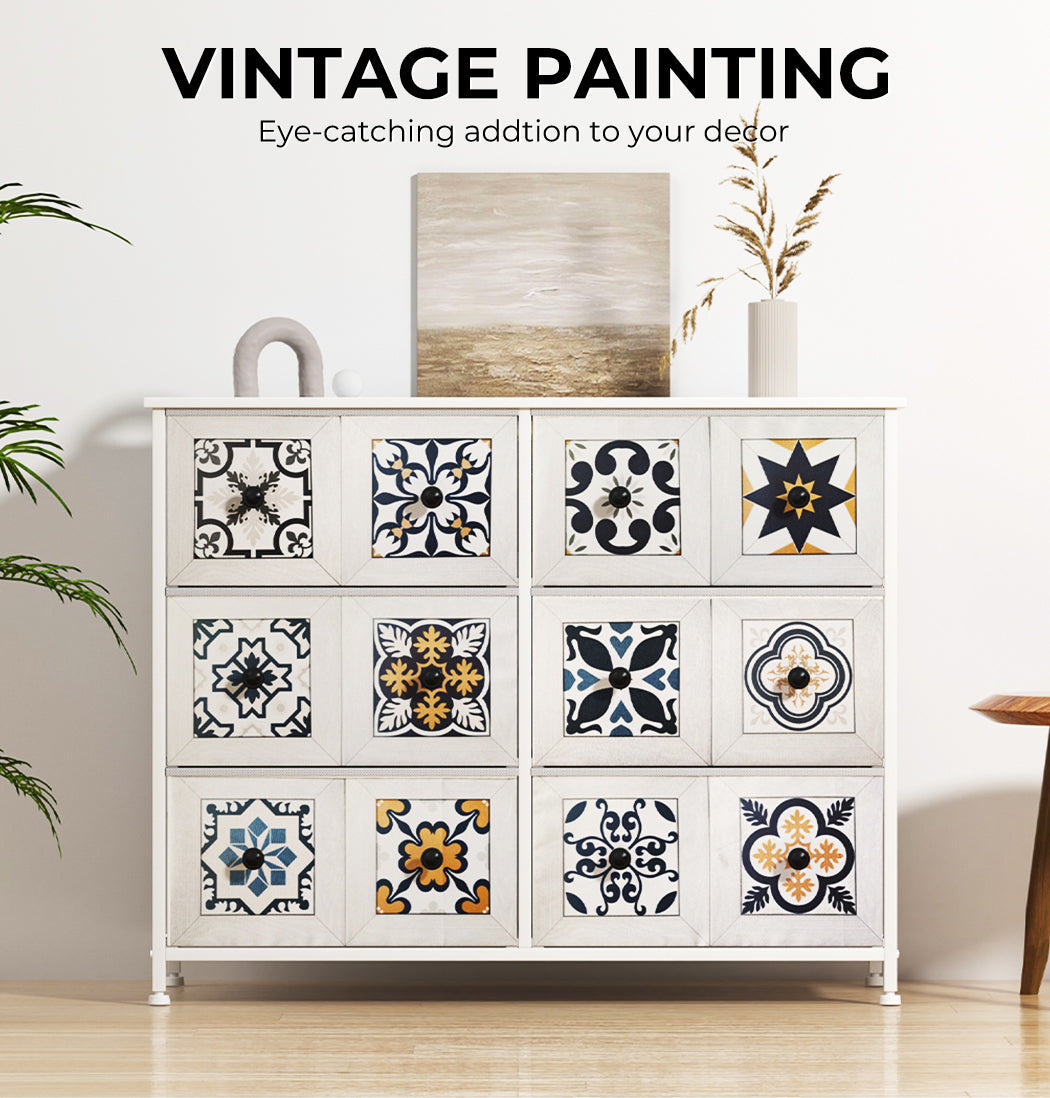 Moroccan Tile Pattern 6 Chest of Drawers