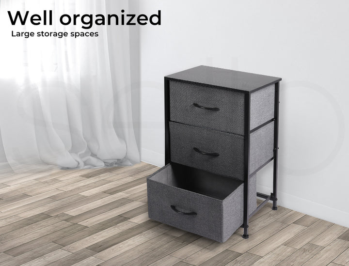 Narrow 3 Chest of Drawers Tower 