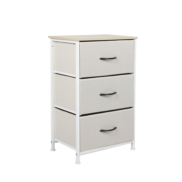Narrow 3 Chest of Drawers Tower at corner 