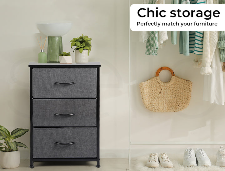Narrow 3 Chest of Drawers Tower drawers