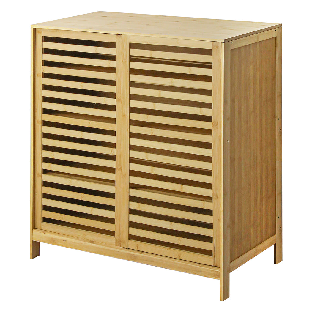 Levede Bamboo Storage Cabinet Freestanding Natural 