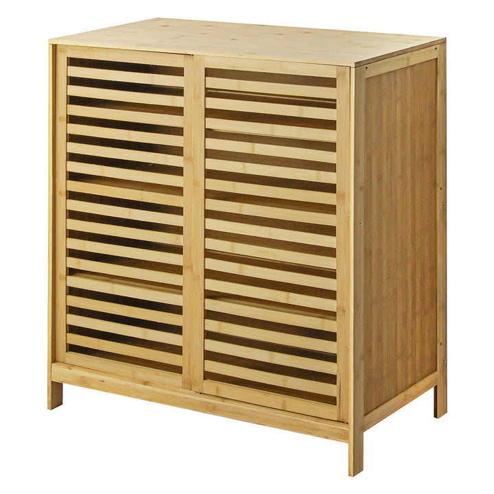 Levede Bamboo Storage Cabinet Freestanding Natural 