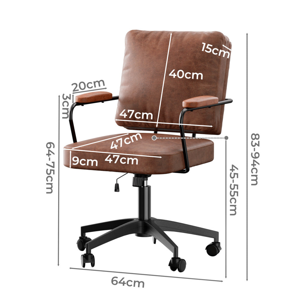 Office Arm Chair Leather Executive Computer Gaming Seat