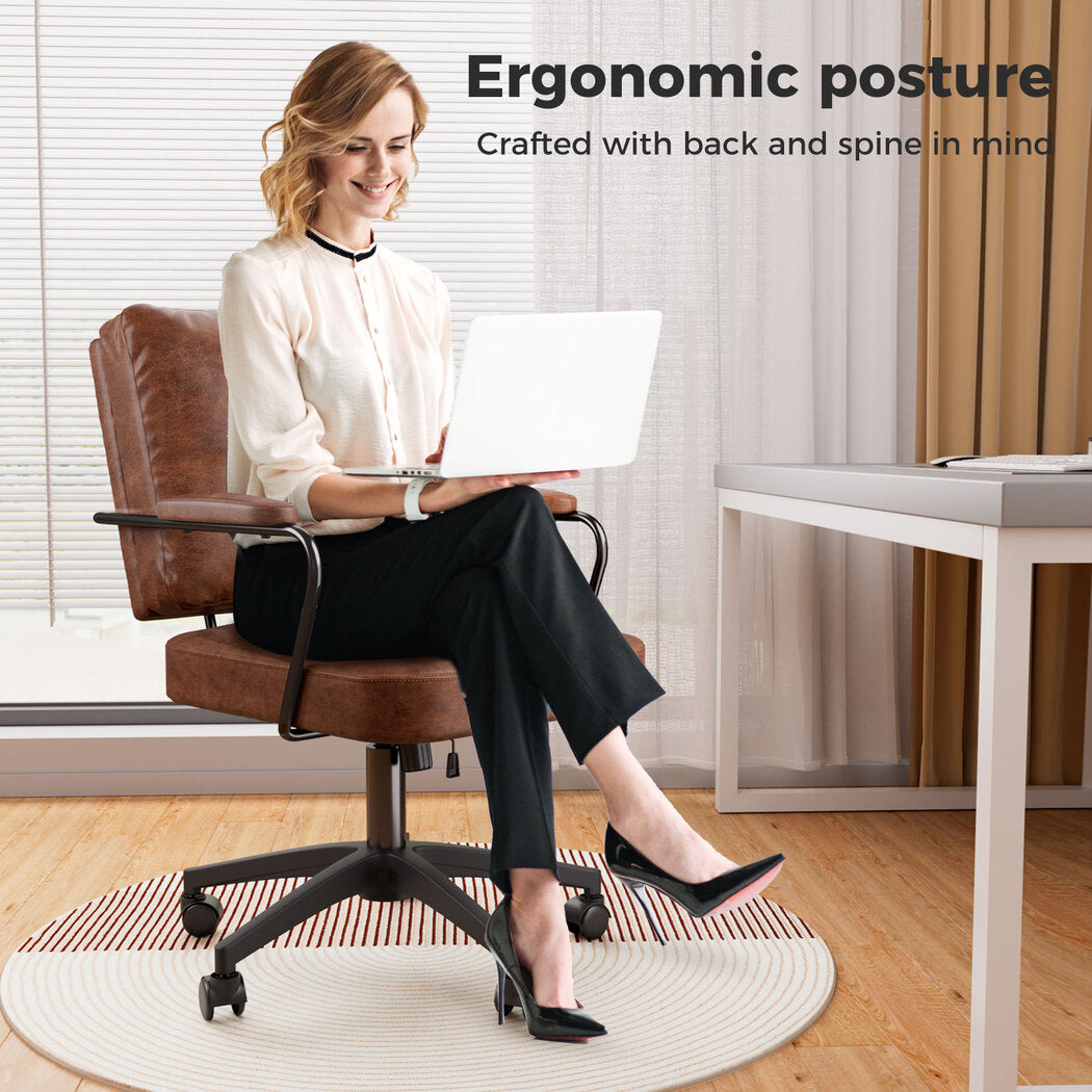 Office Arm Chair Leather Executive Computer Gaming Seat