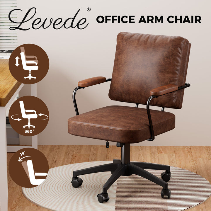 Office Arm Chair Leather Executive Computer Gaming Seat