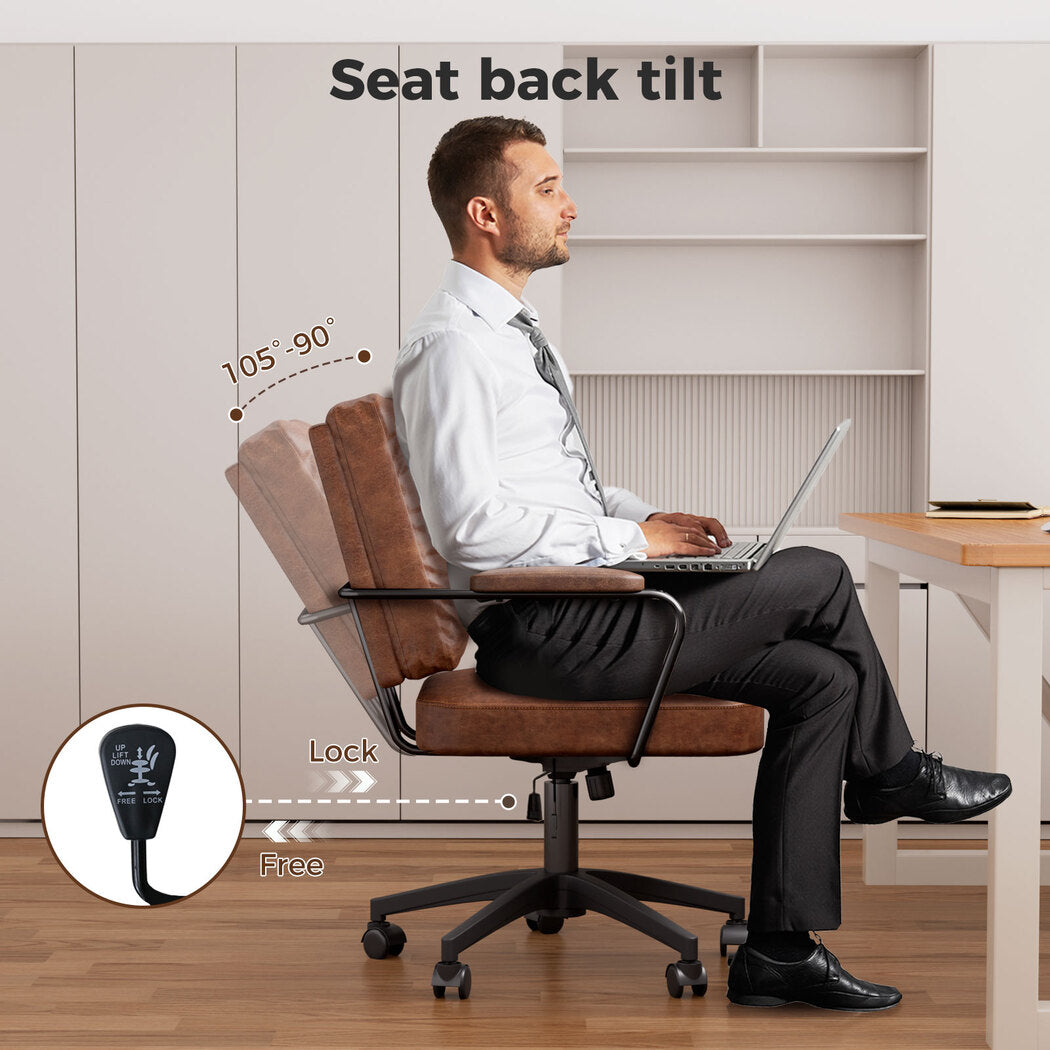 Office Arm Chair Leather Executive Computer Gaming Seat