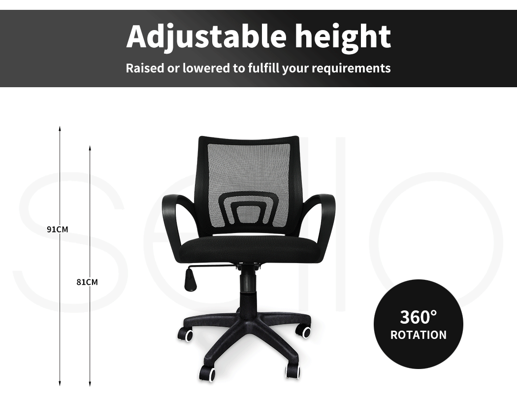 Levede Office Chair Gaming Computer Black 