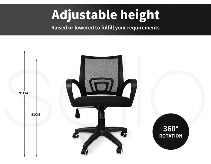 Levede Office Chair Gaming Computer Black 