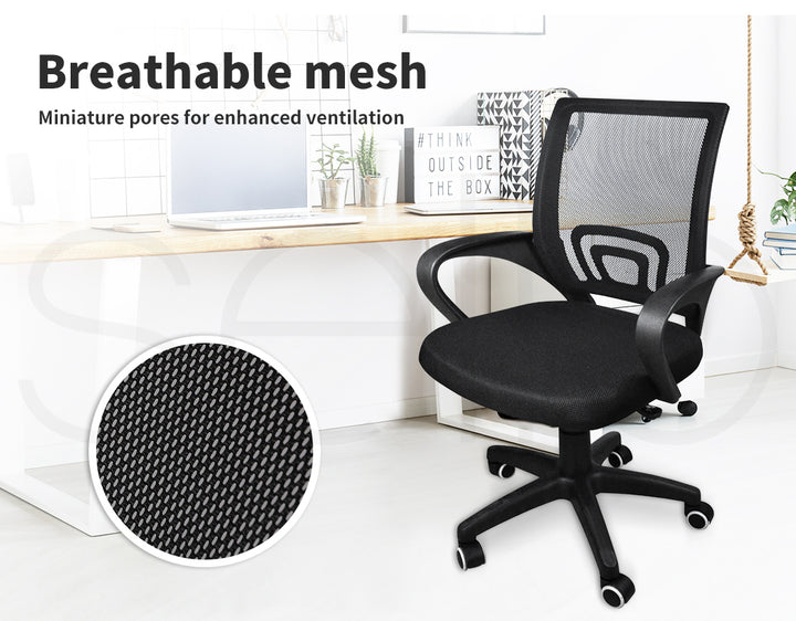 Levede Office Chair Gaming Computer Black 