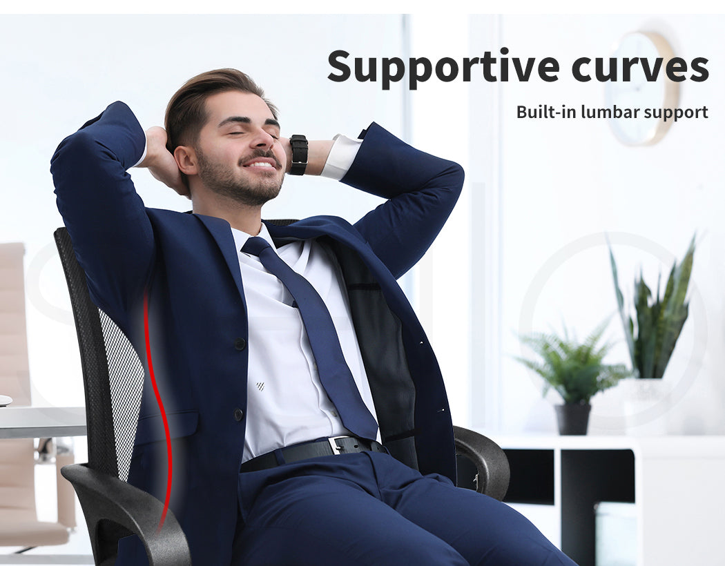 Levede Office Chair Gaming Computer Black 