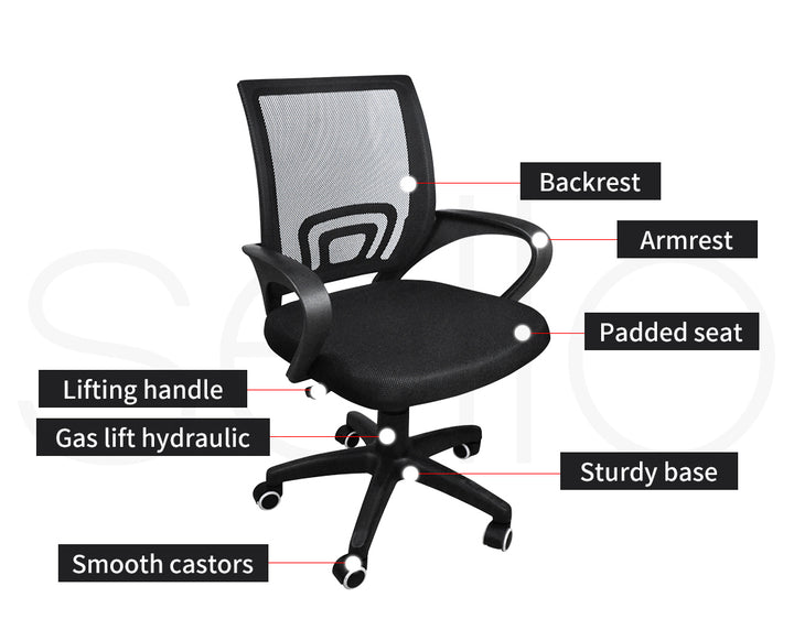 Levede Office Chair Gaming Computer Black
