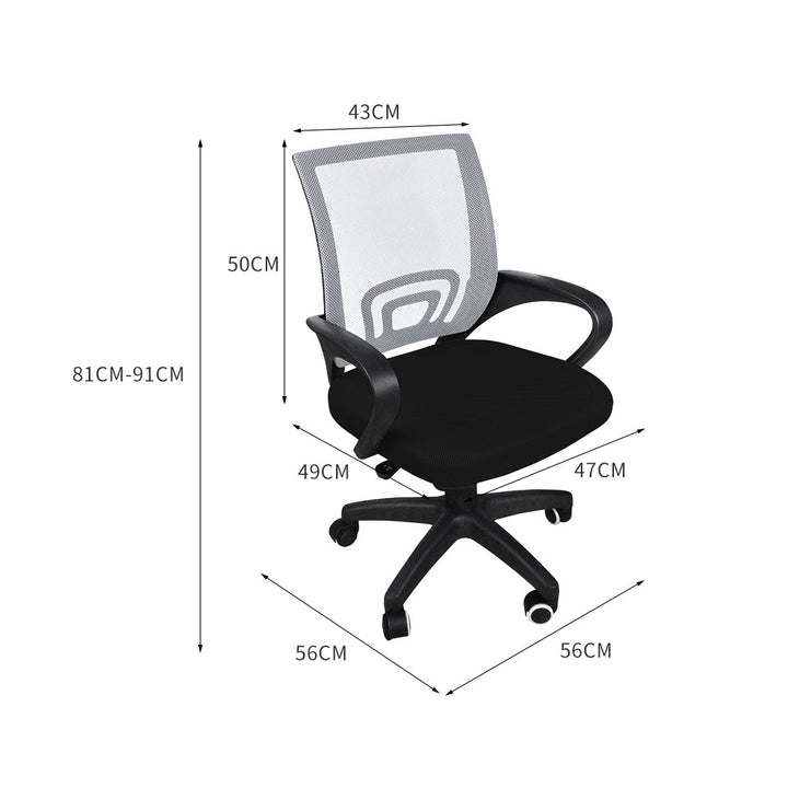 Levede Office Chair Gaming Computer Grey 