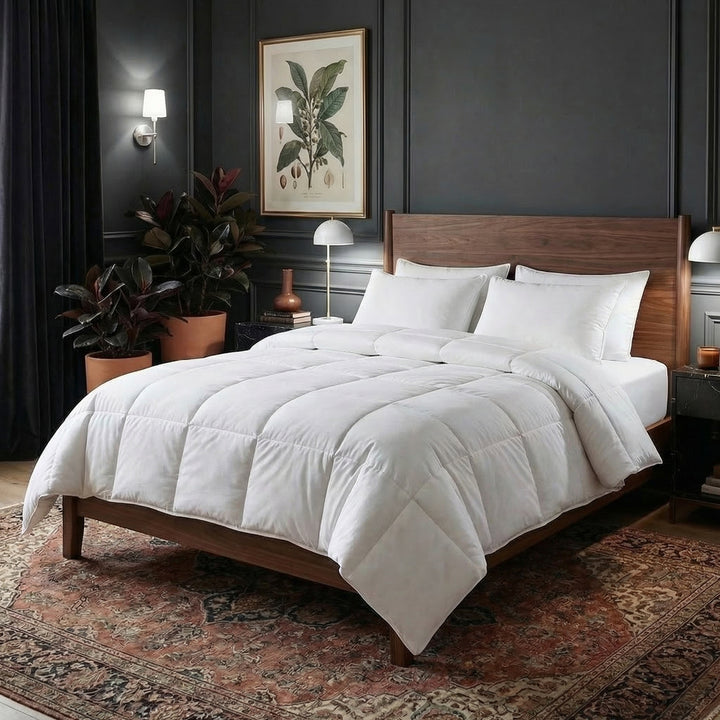 All Season Microfiber Quilt Siliconized Doona Duvet