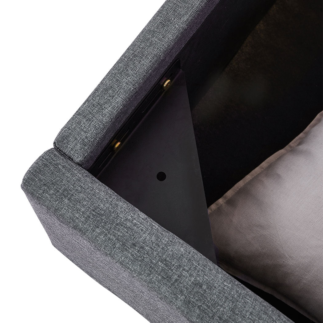 Queen Bed Frame With Storage corner joints