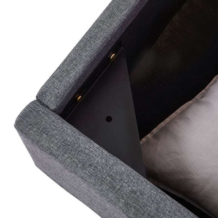 Queen Bed Frame With Storage corner joints