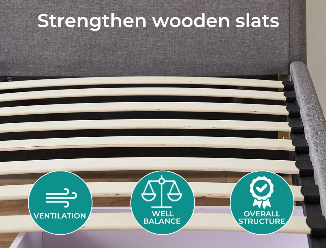 Queen Bed Frame headboard and slats