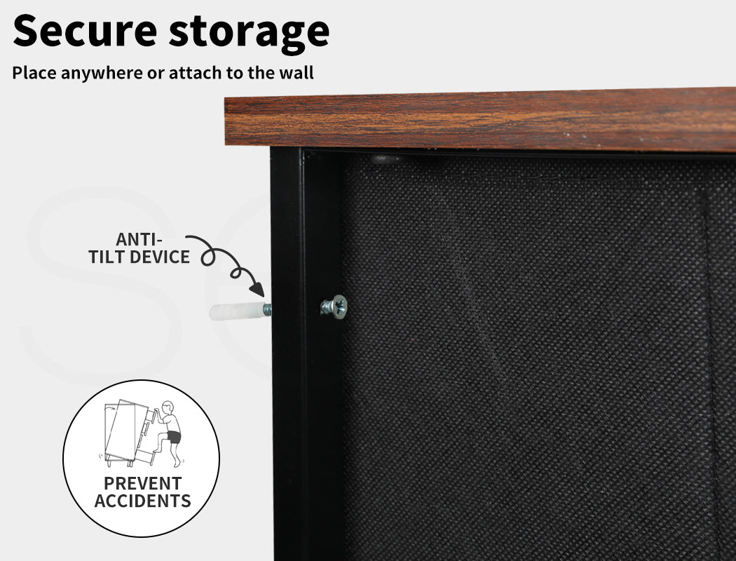 Rustic 12-Drawer Tallboy Chest of Drawers
