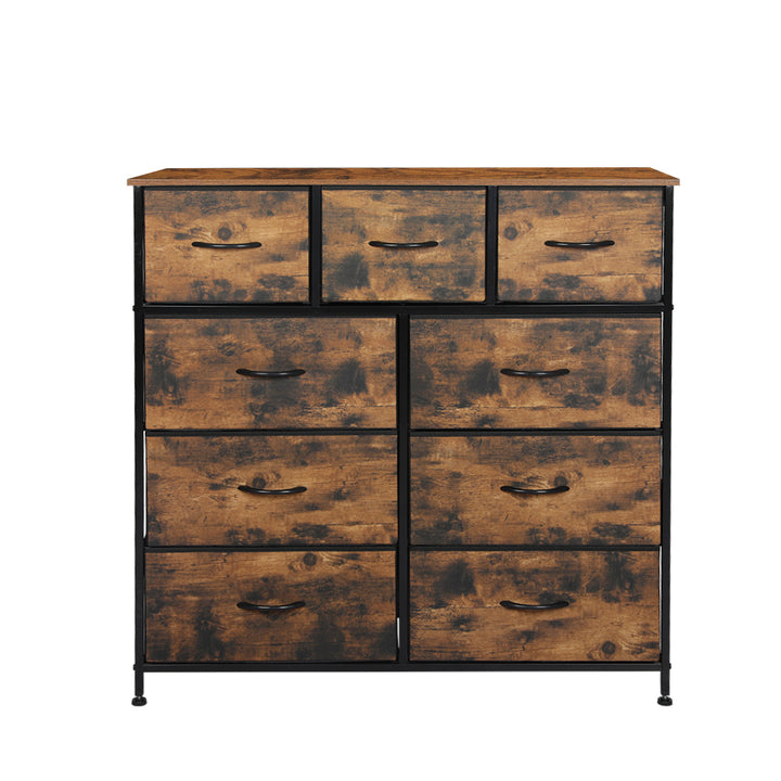Rustic Multi-Drawer Tallboy Chest of Drawers