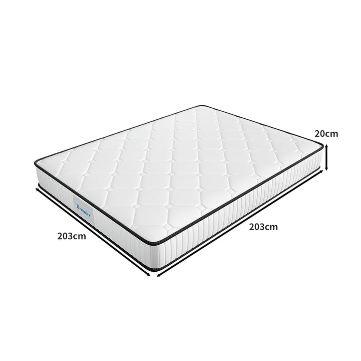 Dreamz Spring Mattress Bed Pocket Tight Super King-1831592495667089410