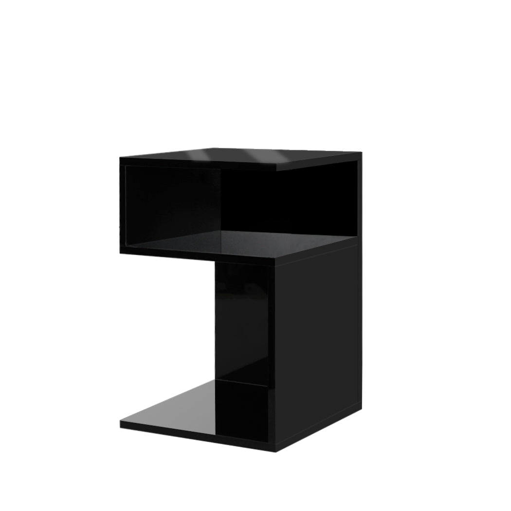 S Shape Bedside Table