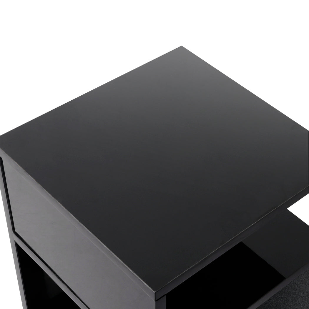 S Shape Bedside Tables top surface
