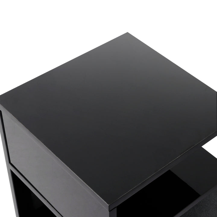 S Shape Bedside Tables top surface