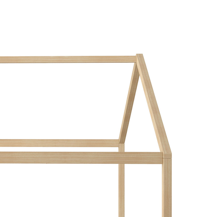 Single Wooden House Bed Frame with Storage Drawers