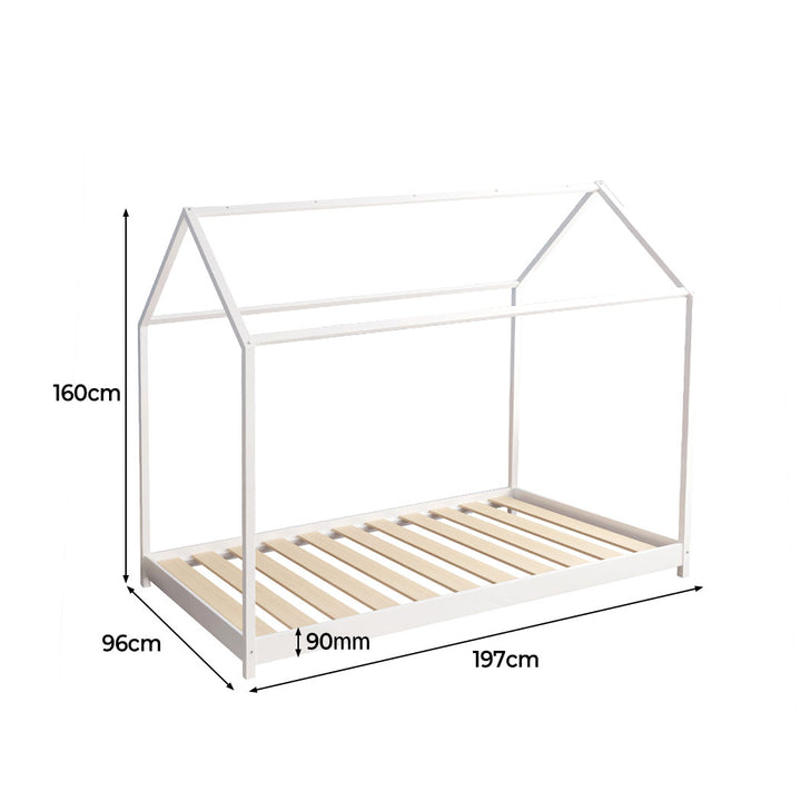 Single Wooden Timber Bed Frame Dimensions