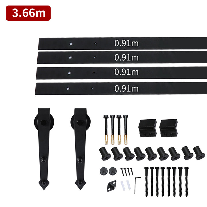 Sliding Barn Door Hardware Track kit