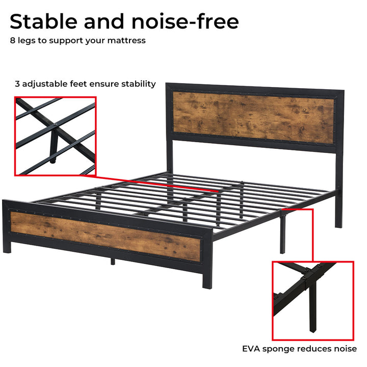 Stable Metal Bed Frame 
