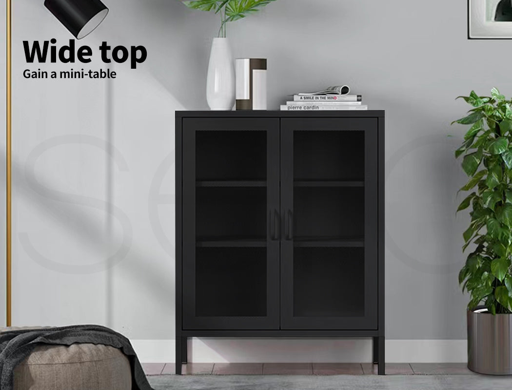 Levede Storage Cabinet Steel Kitchen