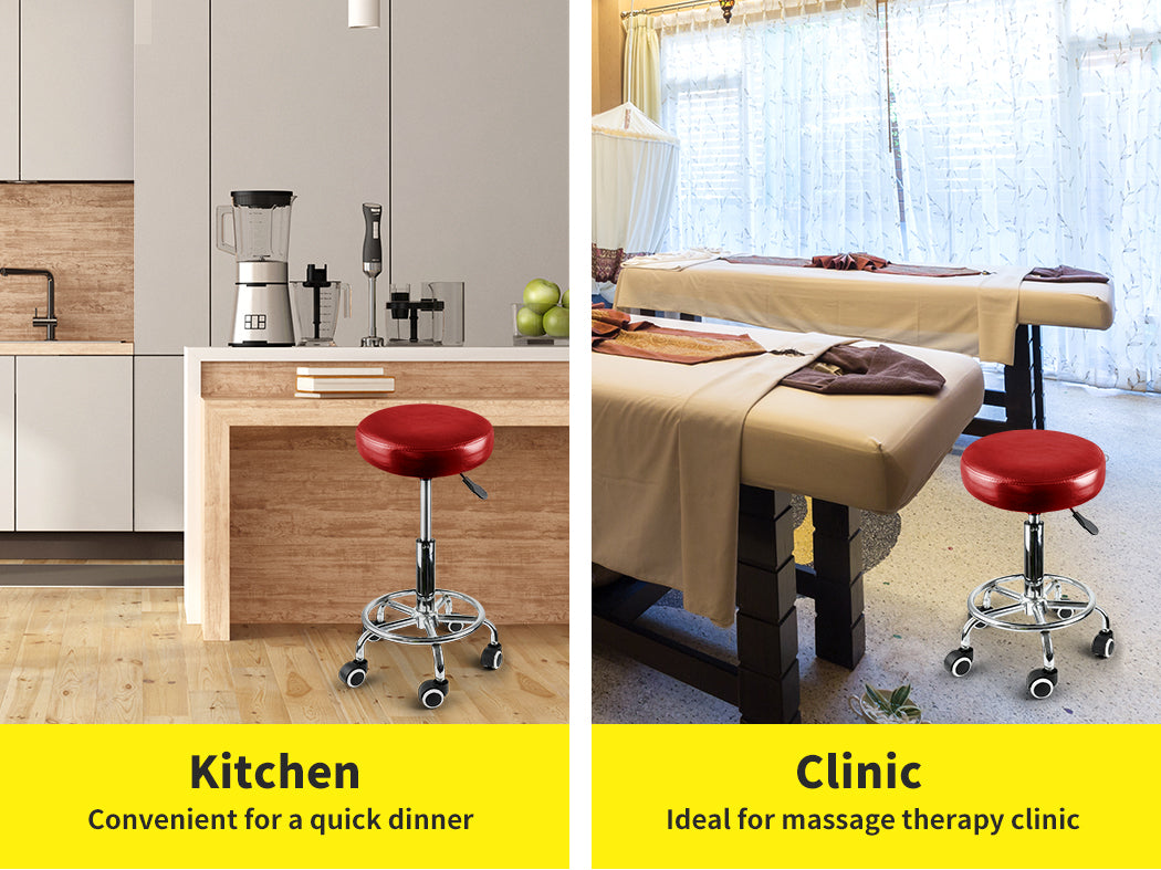 Levede Swivel Salon Barstool Hairdressing Stool