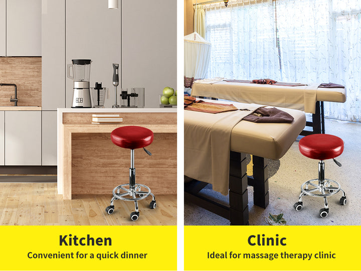 Levede Swivel Salon Barstool Hairdressing Stool
