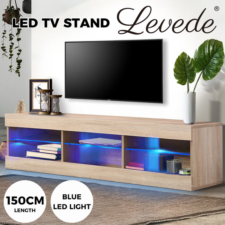 Levede LED Entertainment Center TV Stand - Levede