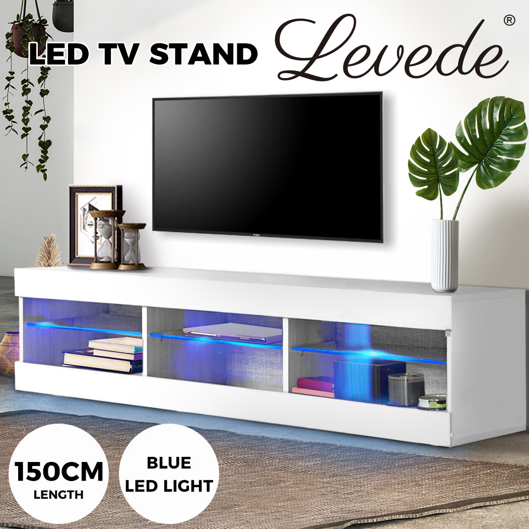 Levede LED Entertainment Center TV Stand - Levede