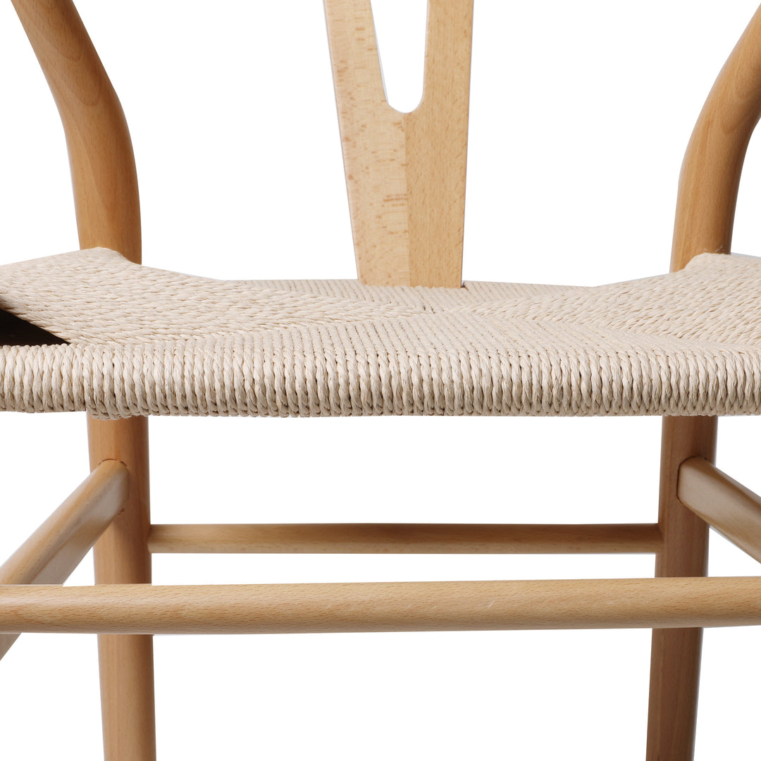 Oak Wishbone Chair x 2 - Levede