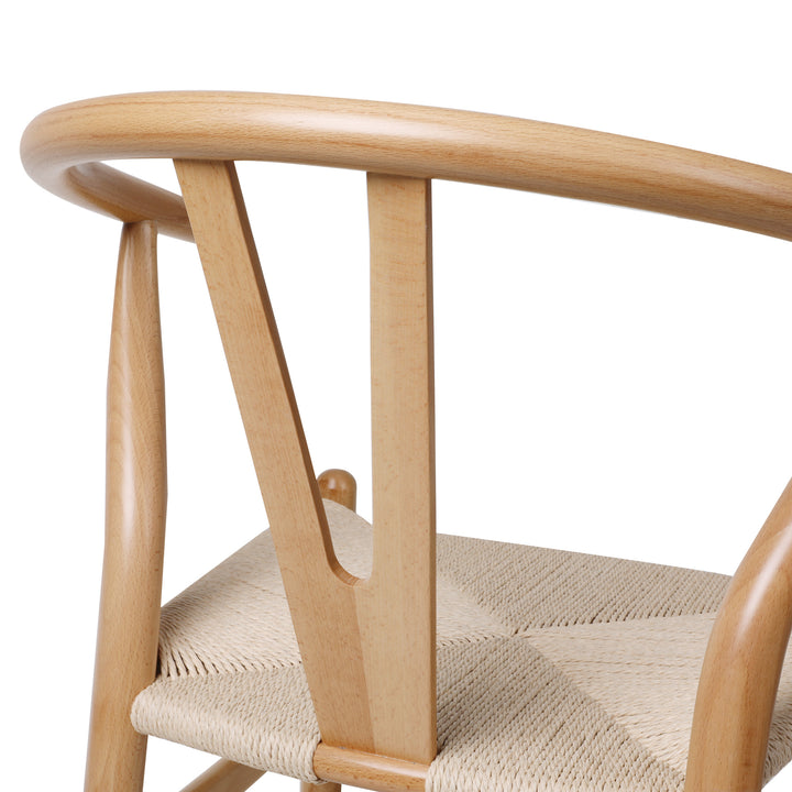 Oak Wishbone Chair x 2 - Levede