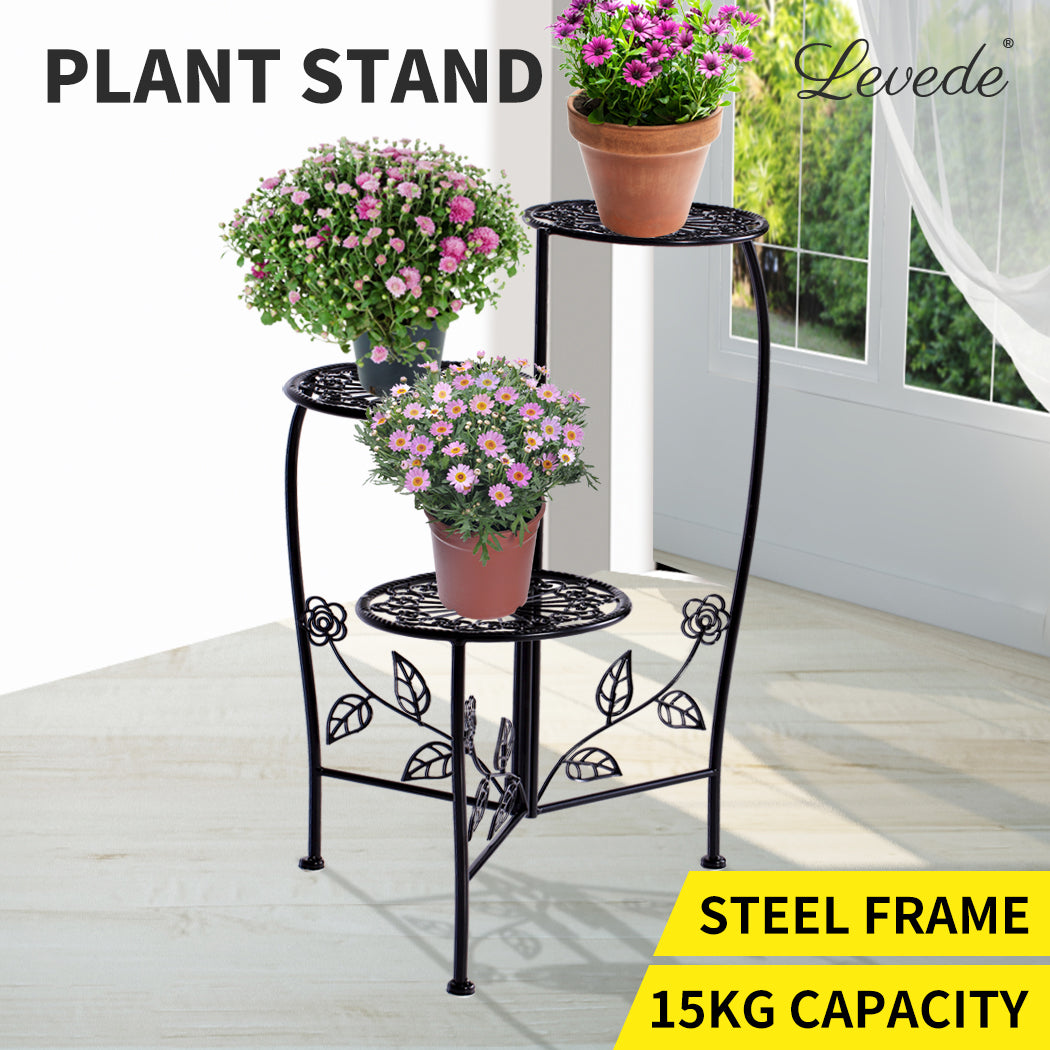 Plant Stand Outdoor Indoor Flower Pots - Levede