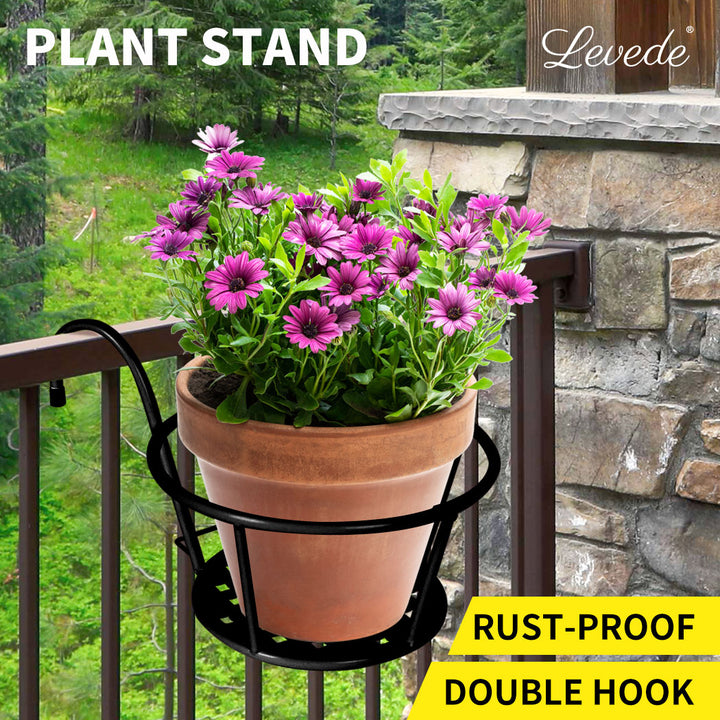 Levede Flower Holder Plant Stand - Set of 1 and 3 - Levede