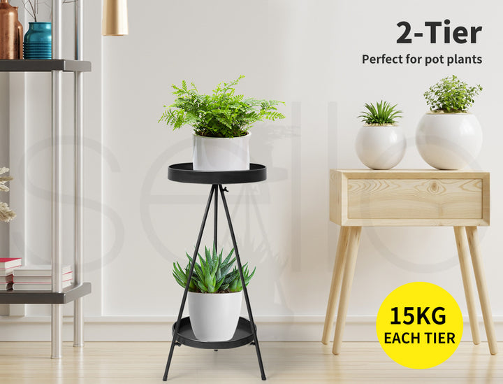 Levede Plant Stand 2 Tiers Outdoor Indoor - Levede